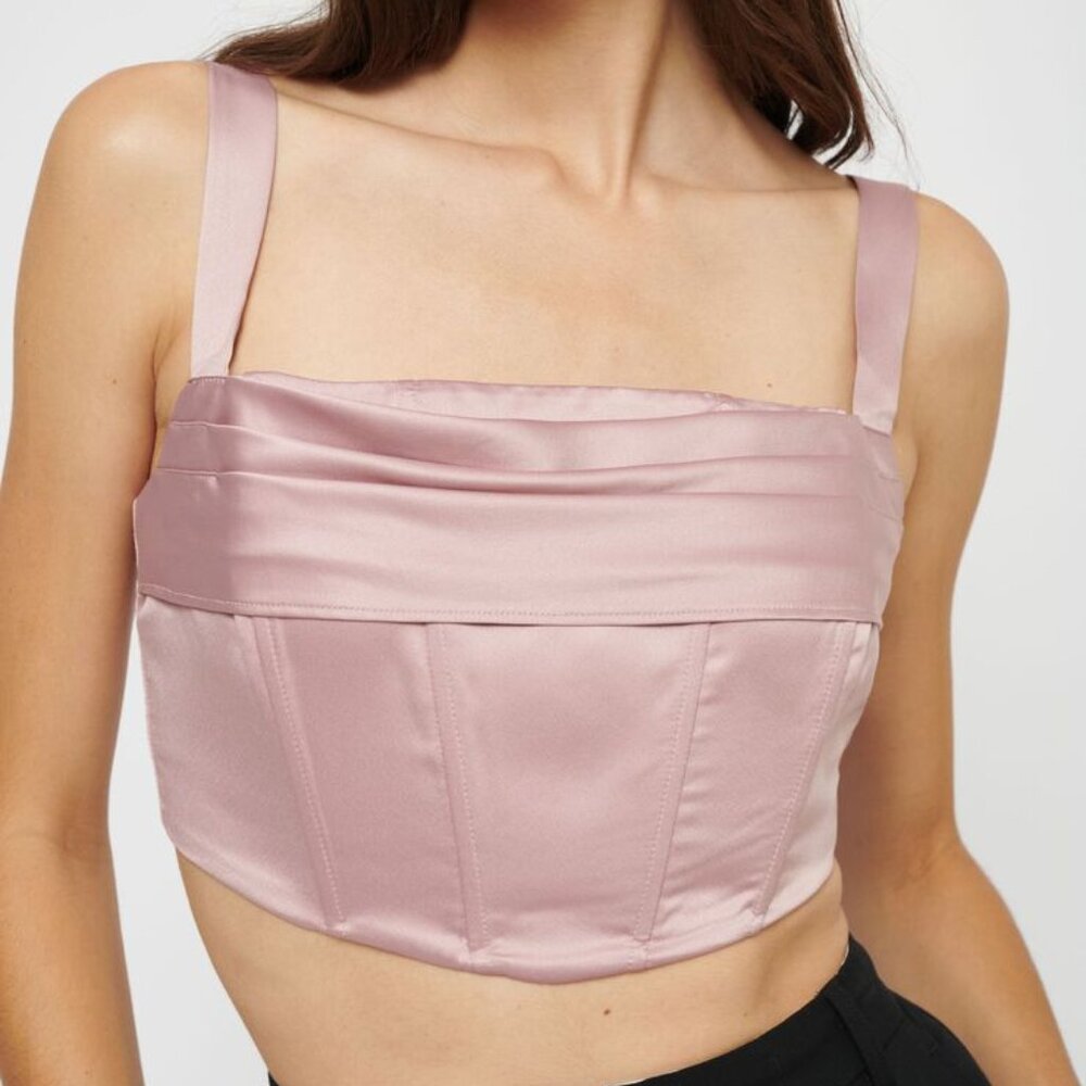 Dynamite Cowl Neck Bustier NWT